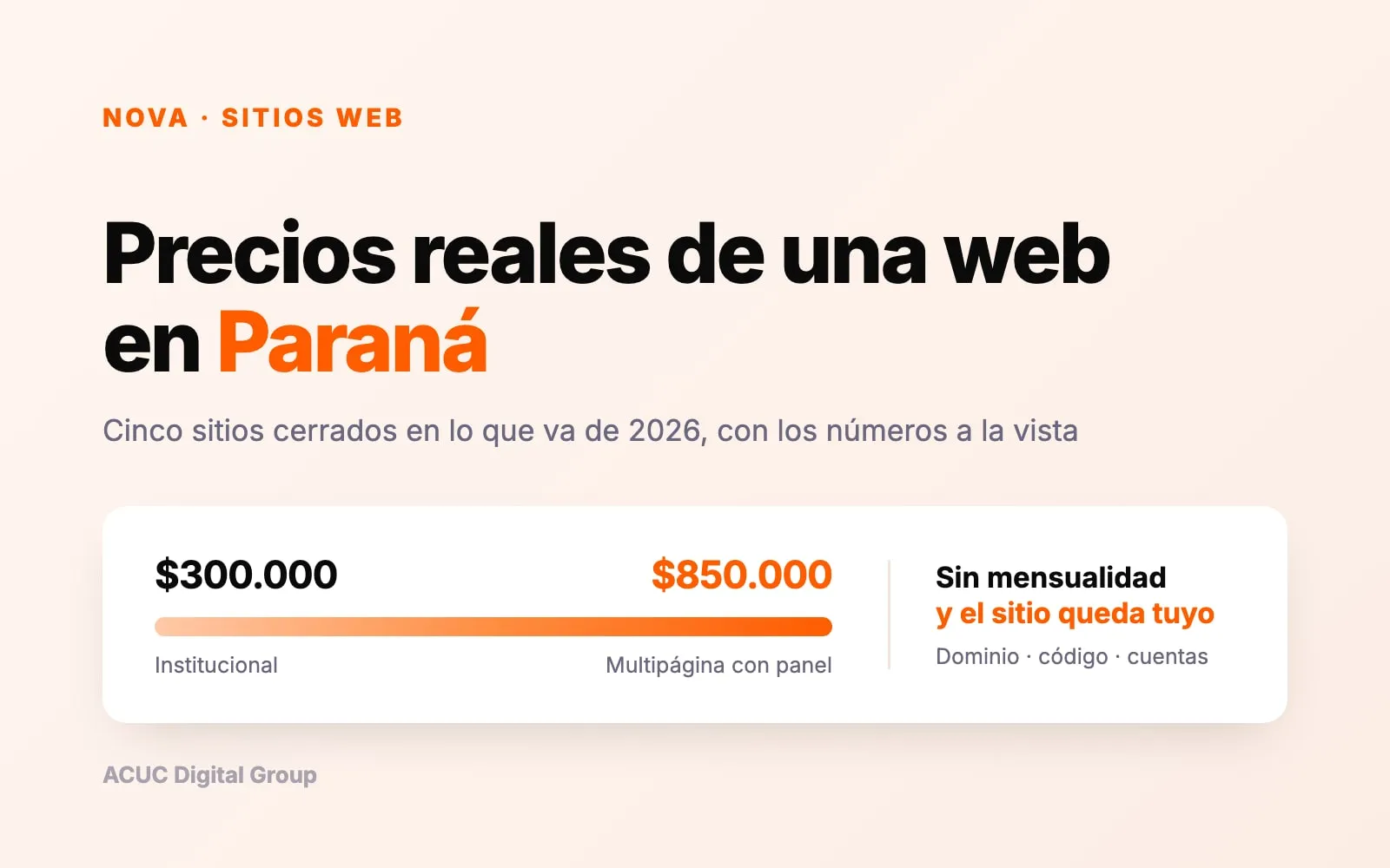 Placa de ACUC sobre precios reales de páginas web en Paraná en lo que va de 2026